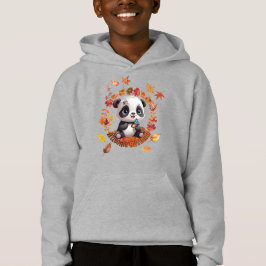 Cute Panda “Ausome Autumn” – Fall Autism Awerness Hoodie
