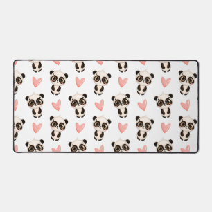 Cute Panda et Motif de coeur