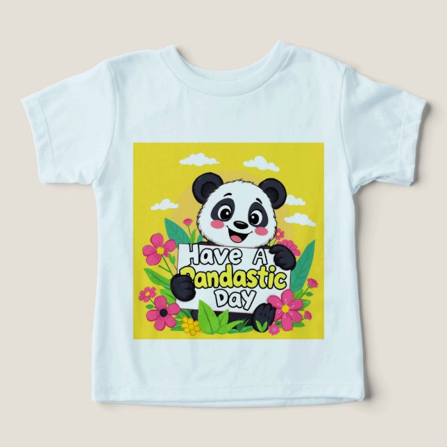 Cute Panda "Passez Une Journée Pandastique" (Design Recto)
