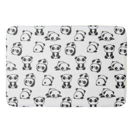 Cute Pandas Pattern  Badematte