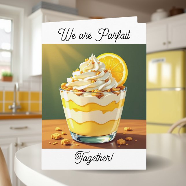 Cute Parfait Happy Anniversary Love Karte (Von Creator hochgeladen)