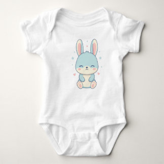 Cute Pastel Bunny Baby Onesie Strampler