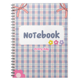Cute Pastel Diary Notebook | Soft Aesthetic Journa Notizblock