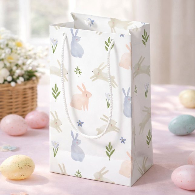 Cute Pastel Easter Bunny Spring Kleine Geschenktüte (Von Creator hochgeladen)