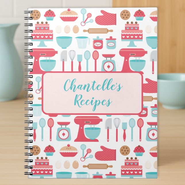 Cute pastel girly cuisine ustensiles recette livre (Créateur téléchargé)