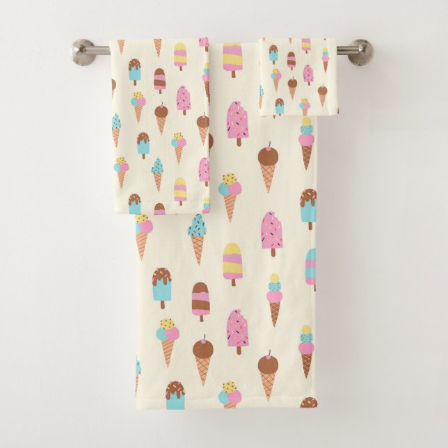 Cute Pastel Motif de crème glacée (En situation)