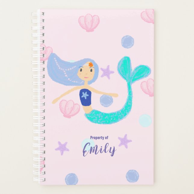 Cute Pastel Periwinkle Mermaid Princesse (Devant)