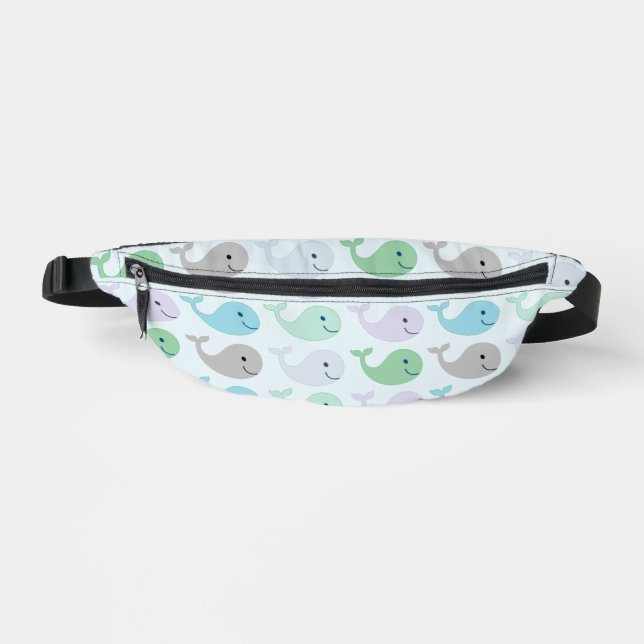 Cute Pastel Whale Motif (Recto)