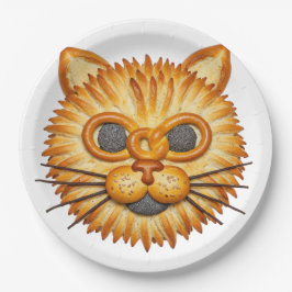 Cute Pastry Unicorn Head Food Art Illustration Pappteller