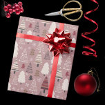 Cute Patterned Christmas Trees Patterned Geschenkpapier<br><div class="desc">Cute Patterned Christmas Trees Patterned Wrapping Paper.</div>