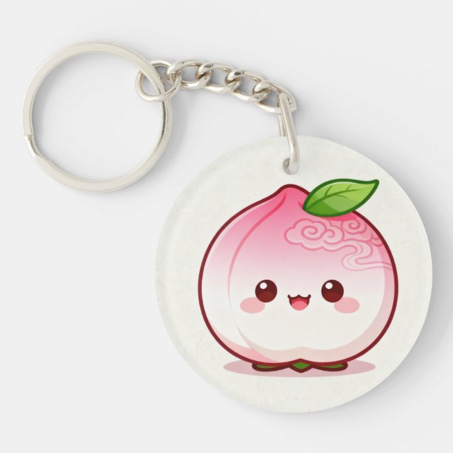 Cute Peach Keychain (Devant)