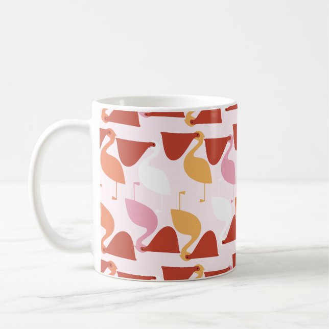 Cute Pelican Coffee Mug (Gauche)