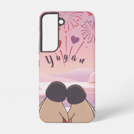 Cute Penguin Valentine Picnic Phone Case - Samsung Samsung Galaxy Hülle