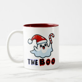 Cute Père Noël Ghost The Boo mug