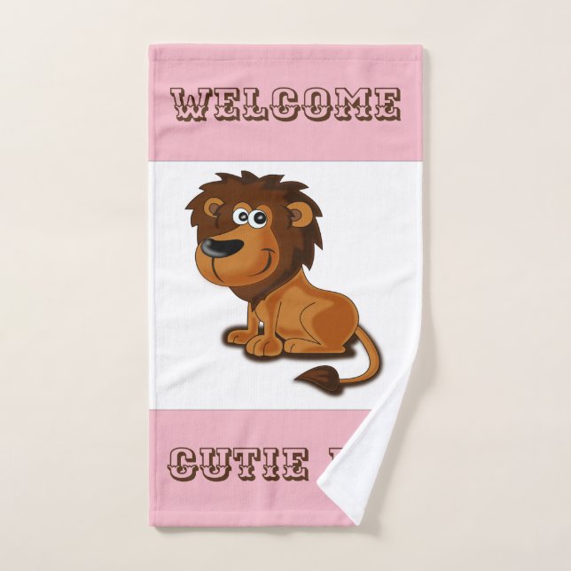 Cute Personnalisable Cutie Pie Serviette À Main (Serviette à main)