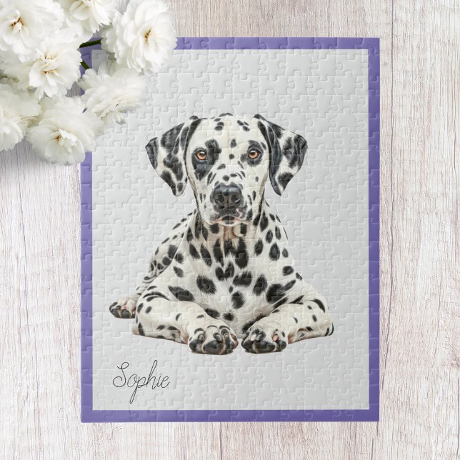 Cute personnalisé Dalmatie Jigsaw Puzzle Puzzle (Créateur téléchargé)