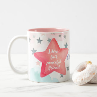 Cute Personnalisée Libra Zodiac Sign Mug pour Fill