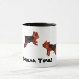 Cute Pet Art Terrier Dogs Custom Tasse