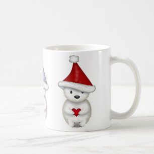 Cute Petite Ours Polaires Mug de Noël