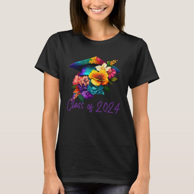 Cute PhD Graduation 2024 Doctorate Degree Psycholo T-Shirt (Vorderseite)