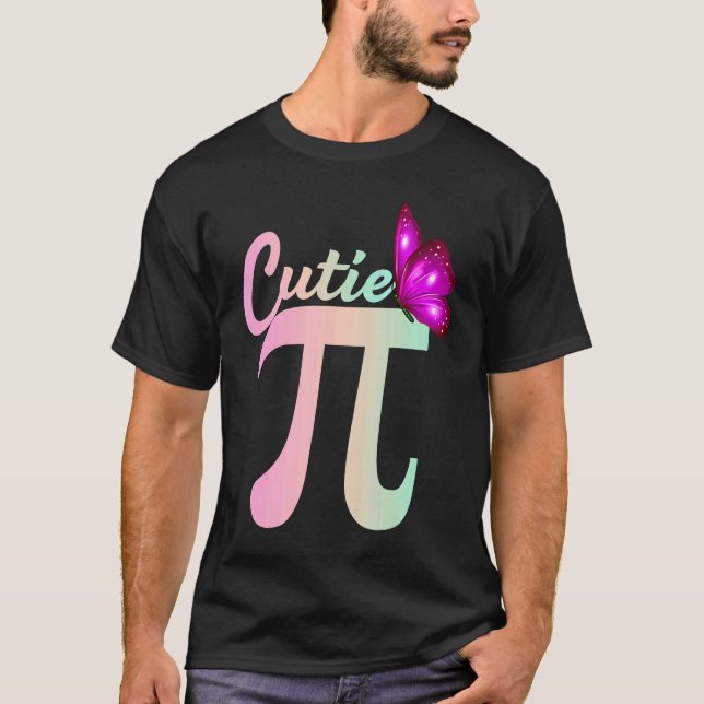 Cute Pi Day Math Day Teacher Women girls Cutie Pi  T-Shirt (Vorderseite)