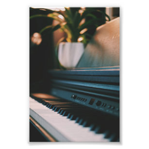 Cute Piano Artwork Fotodruck