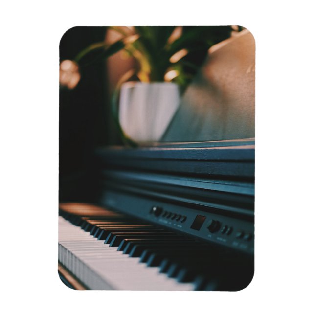 Cute Piano Artwork Magnet (Vertikal)