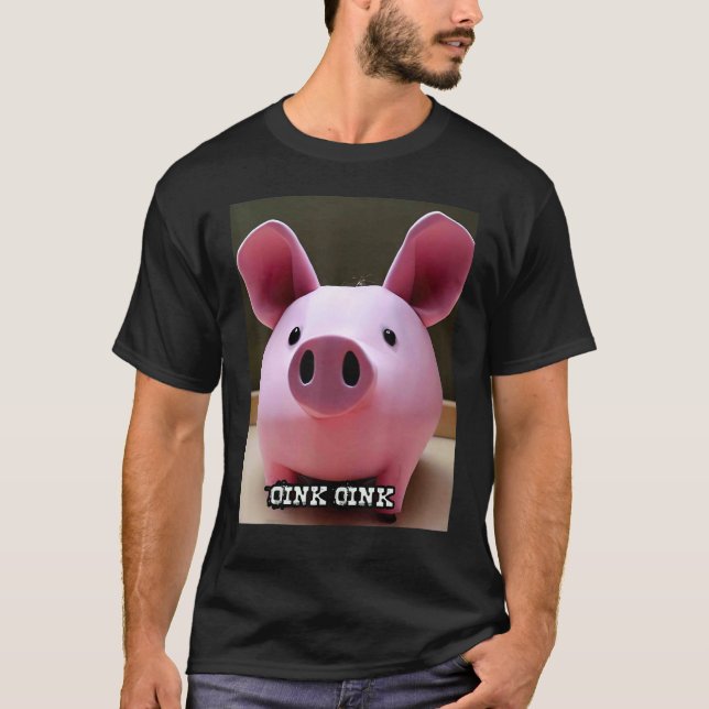 Cute Pig Piggie Oink Oink 59 T-Shirt (Vorderseite)