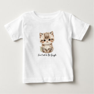 Cute pink cat baby T-Shirt