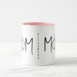 Cute Pink Cat's Mother Mothers Day Personalized Tasse