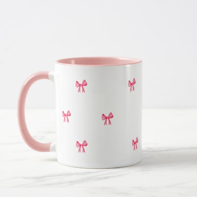 Cute Pink Feminine Coffee Cup Tasse (Links)