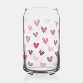 Cute Pink Heart Pattern – Romantic &Stylish Design Dosenglas