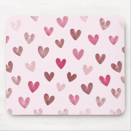 Cute Pink Heart Pattern – Romantic &Stylish Design Mousepad