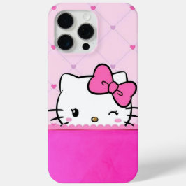 Cute Pink Kitty Cell Phone Case