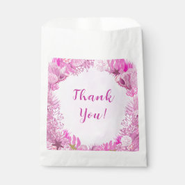 Cute Pink Under the Sea Girl Baby Shower Geschenktütchen
