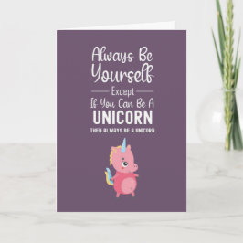 Cute Pink Unicorn Cards Girl Girly Pony Funny Karte
