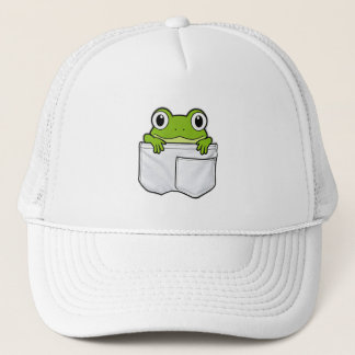 Cute Pocket Frog Truckerkappe