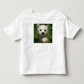 “Cute Polar Bear Kids T-Shirt – Winter Animal Tee