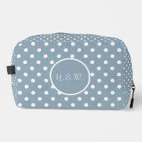 Cute Polka Dot Toilette / Sac de maquillage Texte