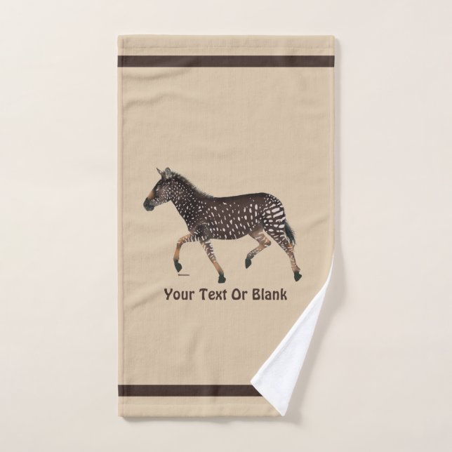Cute Polka Dot Zebra (Serviette à main)