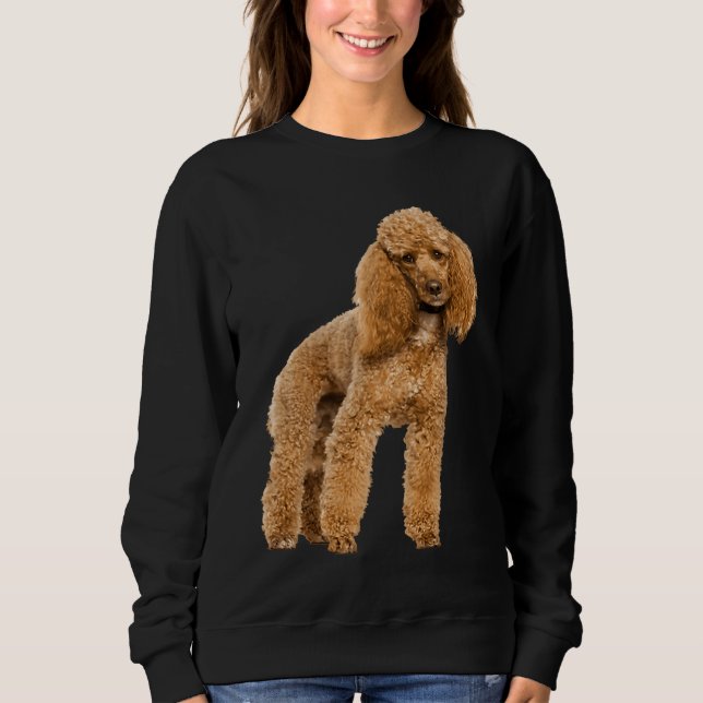 Cute poodle sweatshirt (Vorderseite)