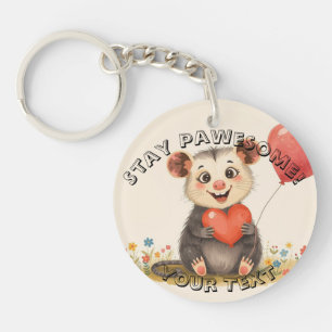 Cute Possum Porte - clé - Restez Pawesome