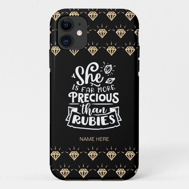 Cute Precious que Rubies Coque-Mate coque iphone (Dos)