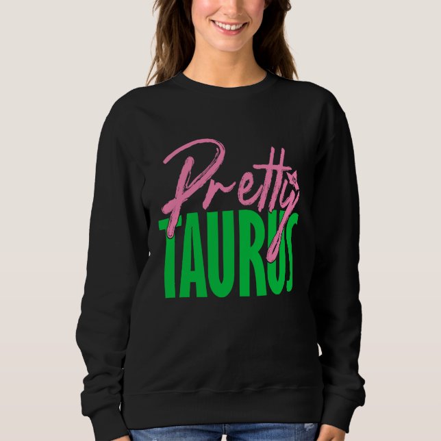 Cute pretty taurus zodiac signs aka sweatshirt (Vorderseite)