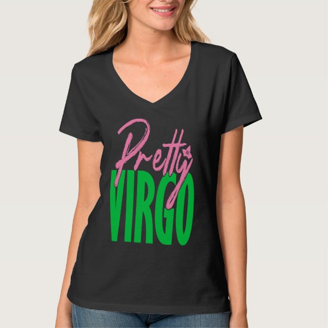 Cute pretty virgo zodiac signs aka T-Shirt (Vorderseite)
