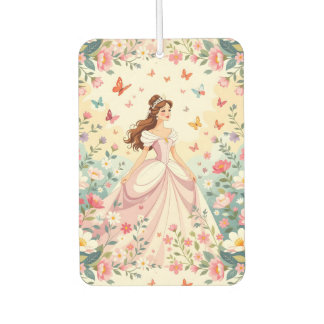 Cute princess with butterflies autolufterfrischer