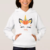 Cute Pumpking Thanksgiving Halloween licorne
