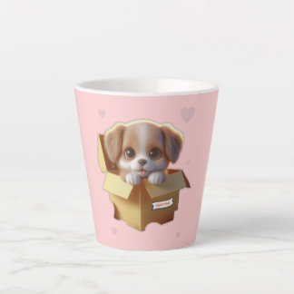Cute Puppy Latte Mug | Kawaii Dog Gift Milchtasse