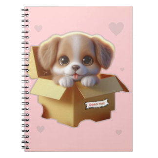 Cute Puppy Notebook | Kawaii Dog Journal