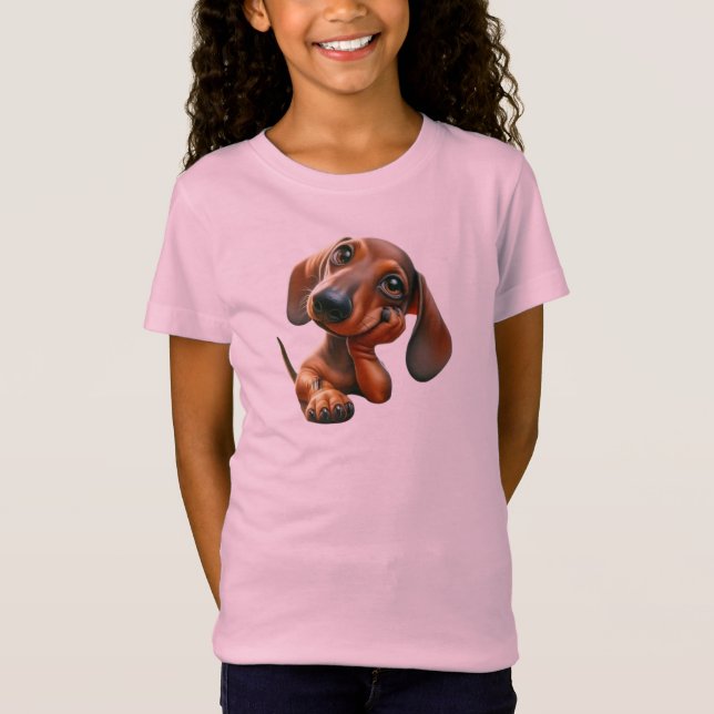 cute puppy print very cuddly T-Shirt (Vorderseite)